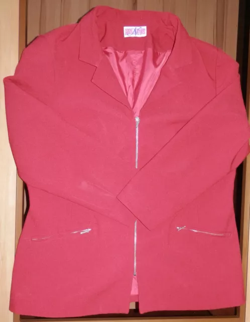 Damen Jacke Blazer für Damen - Marke: New Port NEWS Gr. 42 / 44 - Farbe: rot