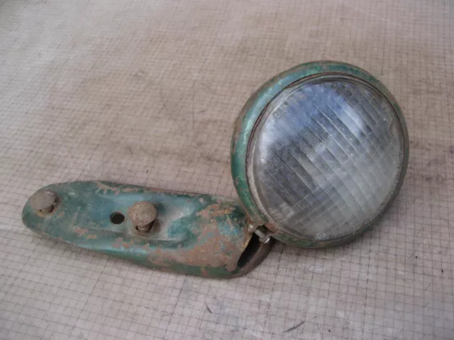 VTG Sealed Tractor Unit Lamp 5" Green Bracket for John Deere Tractor Old Parts