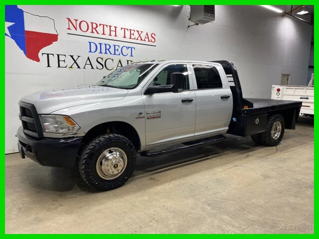 2018 Ram 3500 Tradesman Diesel Dually Flat Bed Crew Touch Screen