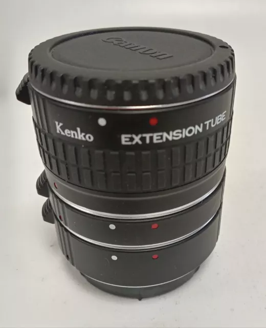 Macro Extension Tubes - Kenko Automatic Set For Canon EOS Macro Photography