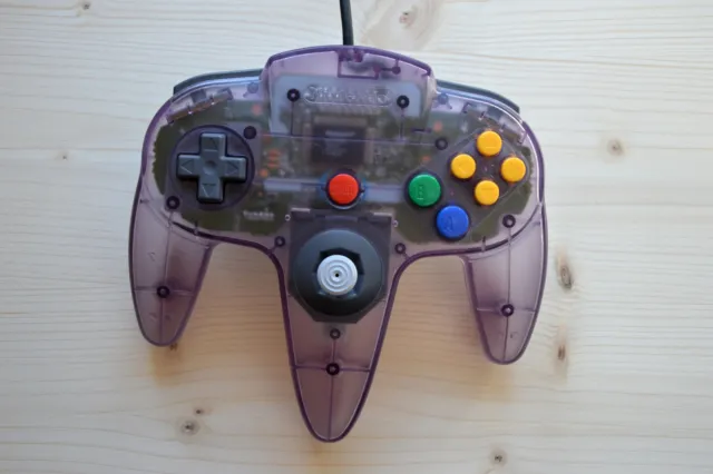 N64 - Original Nintendo Controller Clear Purple (sehr guter Zustand)