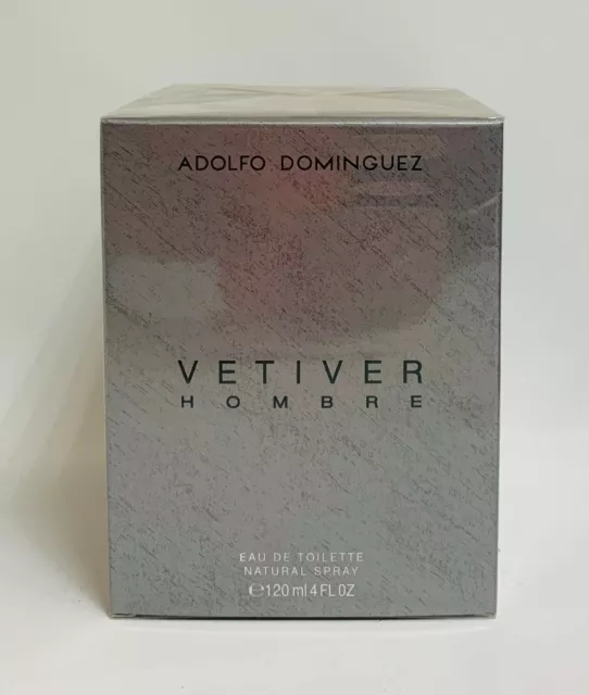 VETIVER ADOLFO DOMINGUEZ EAU TOILETTE 120 ml Spray NEW ORIGINAL