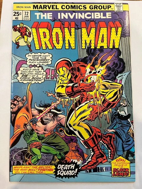 Marvel Comics The Invincible Iron Man #72 Silver Age Comic book