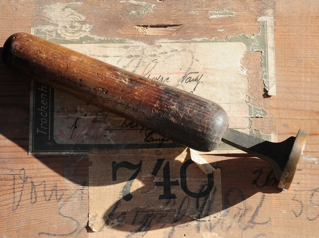 Buchstabe "Q" Vergoldestempel Initial Prägestempel Messing Buchbinder Werkzeug ! 2