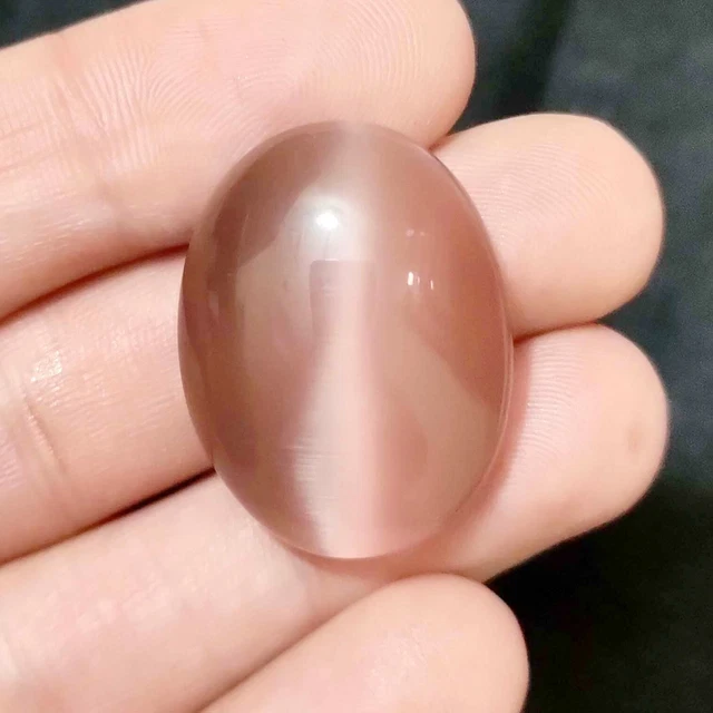 48.40 Ct Natural Light Brown Cats Eye Cabochon  Gemstone