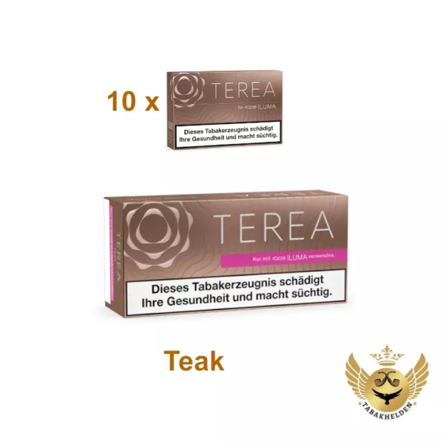 TEREA Teak Tabaksticks 10x20 Stück, 1 Stange/Gebinde