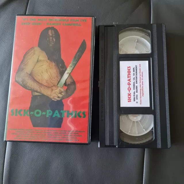 Rare VHS Horreur . Sick-o-pathics  " Massimo F. Lavagnini" Joe D'Amato parodie