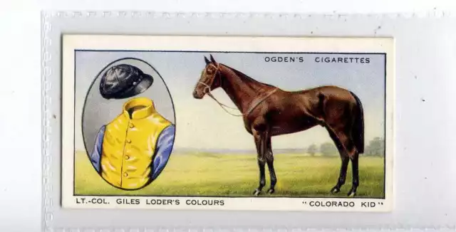 (Jg2941) OGDENS,PROMINENT RACEHORSES OF 1933,COLORADO KIDS,1934,#6