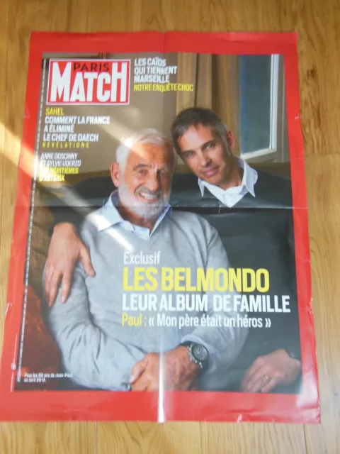 Jean Paul Belmondo / Affiche / Paris Match / 2021/ 80X 60 Cm