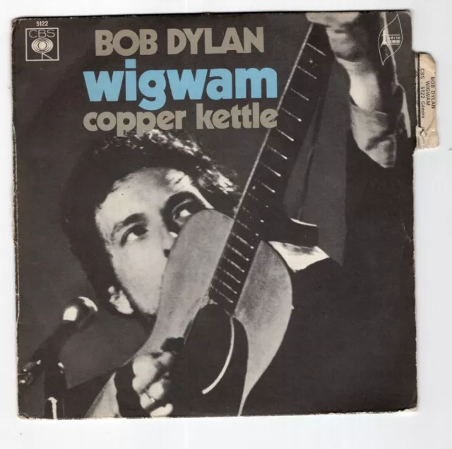 Bob Dylan - Wigwam (7") 1970 - brown injection label FRANCE