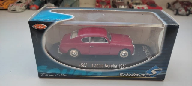 Miniature Solido 1:43 - Lancia Aurelia Coupé 1951 Rouge, Occasion, Collection Vintage