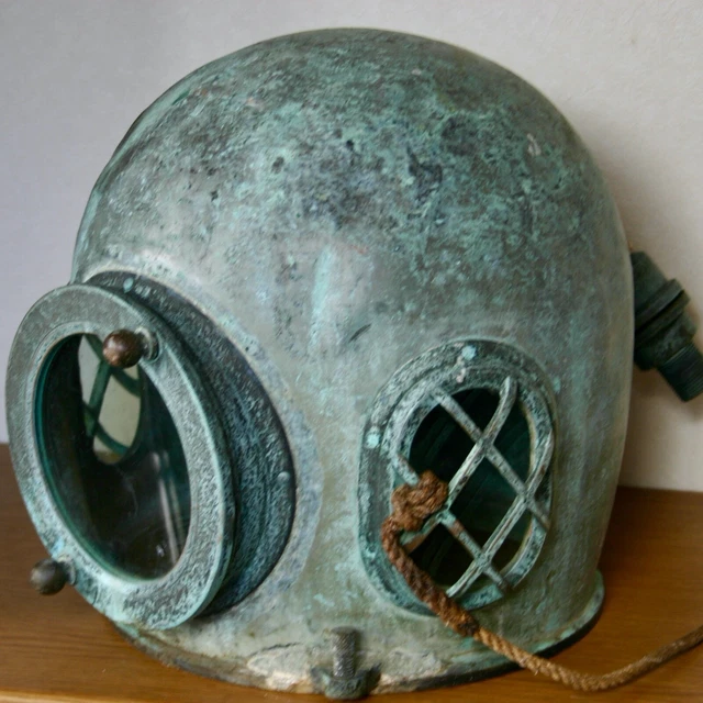 TOA Deep Sea Diving Divers Helmet Japanese Vintage Brass Deep Scuba rare