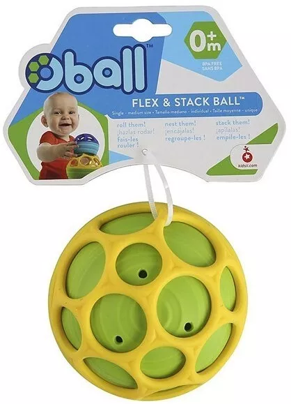 Flex & Stack Ball, Oball, Ballon De Jeu Flexible 10Cm