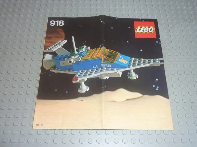 LEGO NOTICE DE Montage Instruction Espace / Space Set 918-1: One man space ship EUR 26,99 