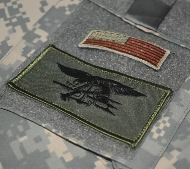 Articolazione Sp Ops Task Force Jtf US Navy Seal Vêlkrö 2-PC: Trident + 3 " Flag