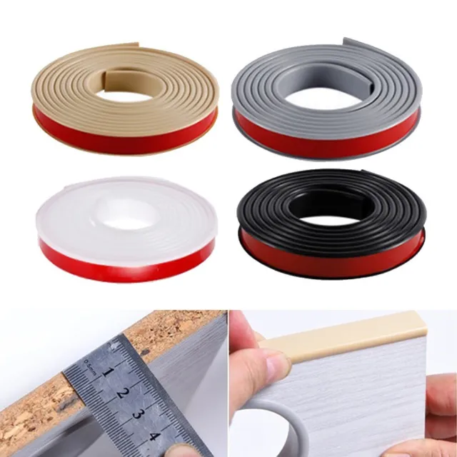 Tira protectora de bordes en forma de U neumáticos de goma autoadhesivos para protección de muebles
