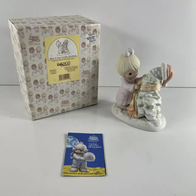 Precious Moments 1998 Have a Cozy Christmas 455873 With Box