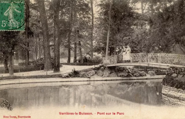 *35899 cpa 91 Verrières le Buisson - Pont sur le Parc