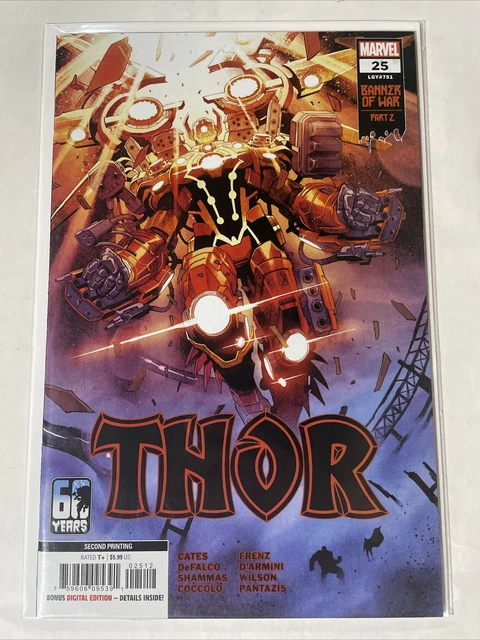 Thor #25 Marvel Comics (2022) NM 6th Series 2nd Print Comic Book