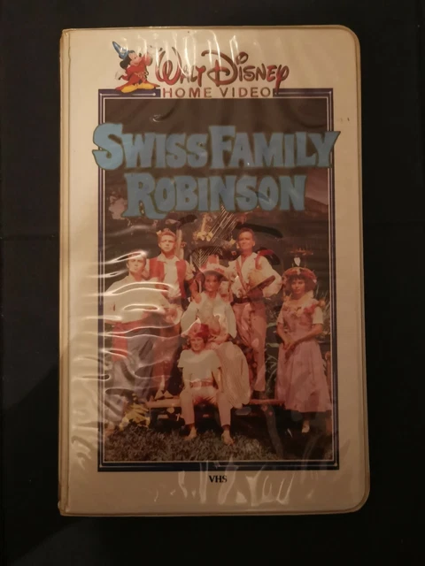 VHS WALT DISNEY Home Video: Swiss Family Robinson (John Mills) Vintage ...