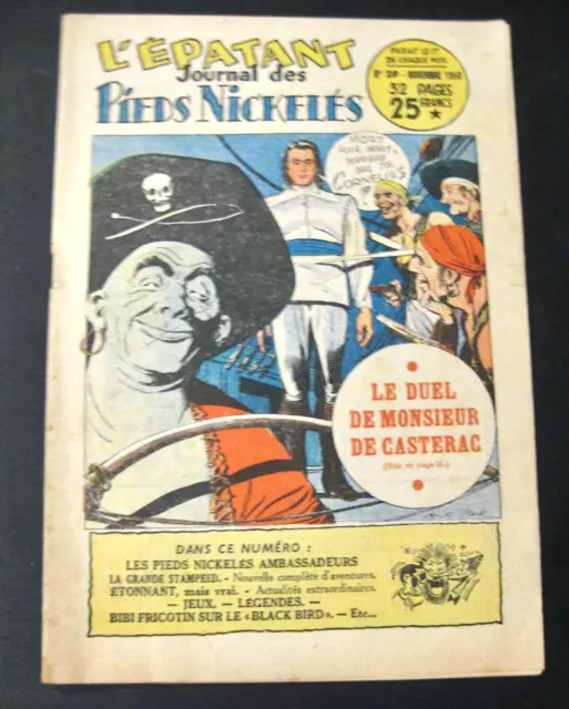 Le Journal des Pieds Nickelés n°29 Pellos Ed. SPE 1950 TBE