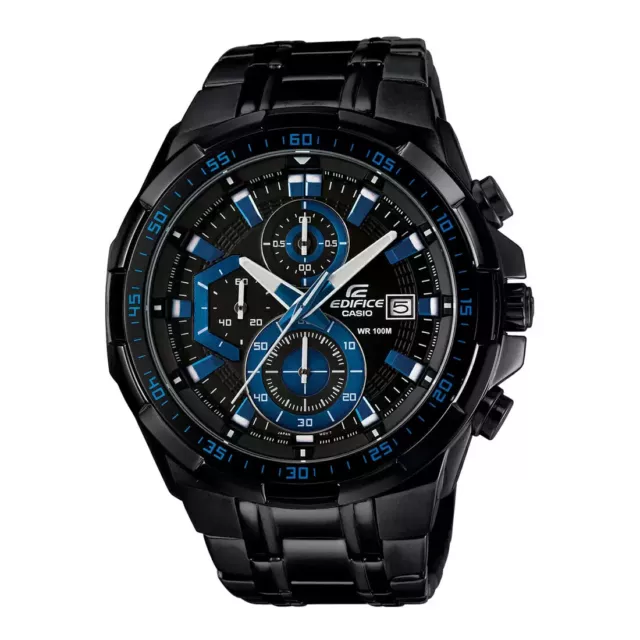 Casio Edifice Men's Black Blue Watch For Mens EFR-539BK-1A2VUDF Limited Edition