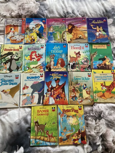 17 X WALT Disney Wonderful World of Reading Books Bundle Joblot Jungle Book Etc