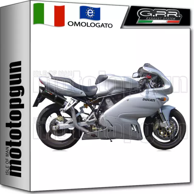 Gpr 2 Scarico Alto Hom Furore Nero Ducati Supersport Ss 900 2002 02