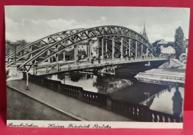 AK Saar - Saarbrücken - Kaiser Friedrich Brücke - 1942 - gelaufen