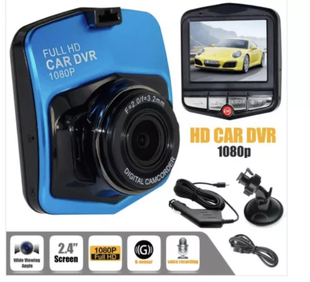 2.4" 1080P HD Car Dash Cam DVR Camera Video Recorder Night Vision G-Sensor