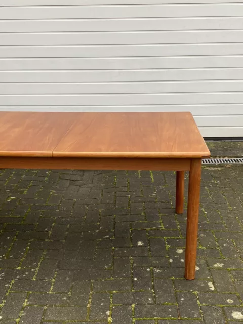 Ausziehbarer Teak Esstisch Danish Design Super Zustand Vintage 60er Mid Century 2