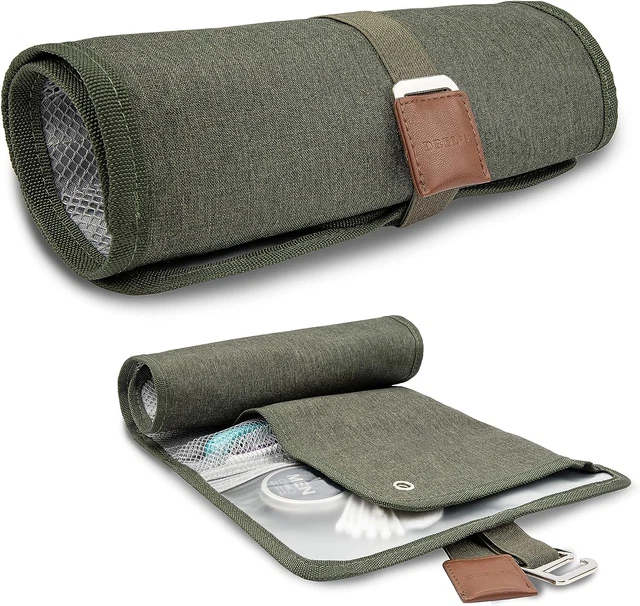 DREL K® Nuovo Beauty Case Da Viaggio Uomo Design Elegante – Beauty Case Uomo Don