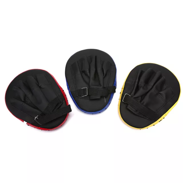 Hand Target Kick Pad Kit Black Training Focus Punch Pads Sparring Boxing Bag_yk