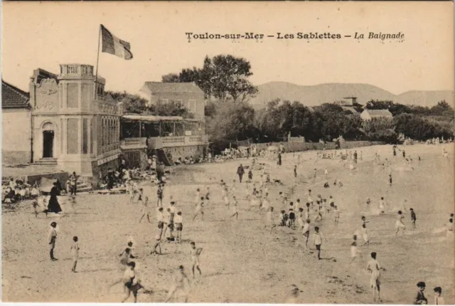 CPA Toulon Les Sablettes ,La Baignade FRANCE (1096814)