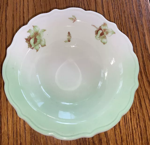 Union Pacific Railroad dining car china Desert flower soup bowl