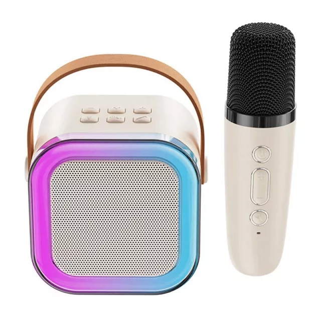 Haut-Parleur de Microphone Portable K12 Bluetooth Small Home KTV avec 1 Mic7278