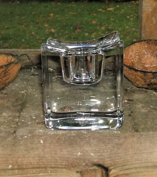 Orrefors  Crystal Votive Swedish Tealight Candle Holder