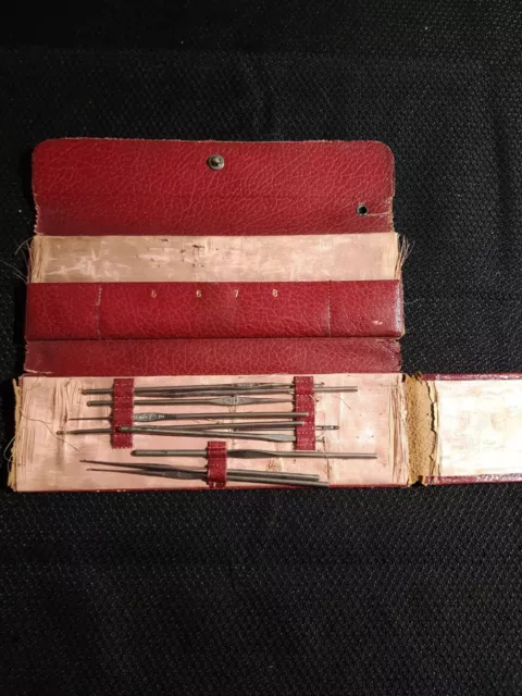 Vintage Crochet Hook Kit Boye Viking Jewel