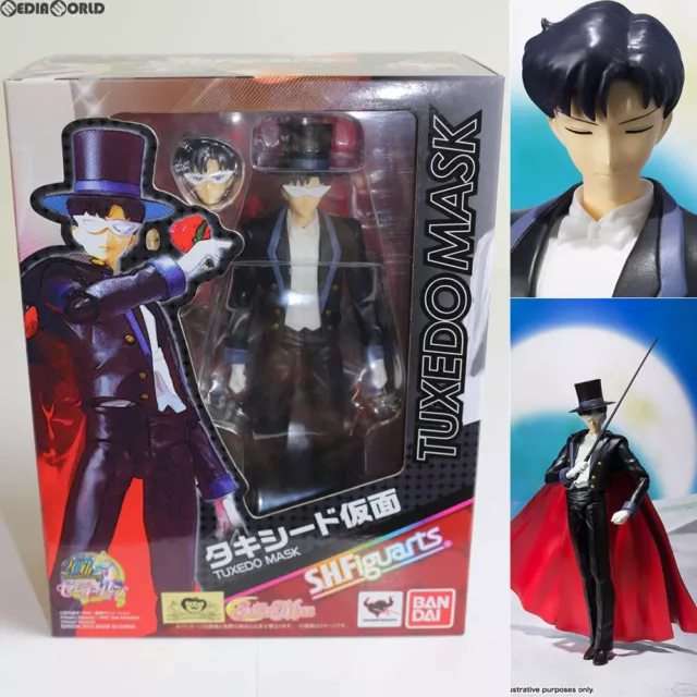 Bandai S.H.Figuarts Tuxedo Mask Pretty Soldier Sailor Moon Figure with box