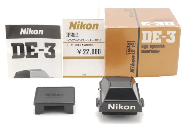 【NEAR MINT in BOX】 Nikon DE-2 Eye Level Prism View Finder for Nikon F3 JAPAN