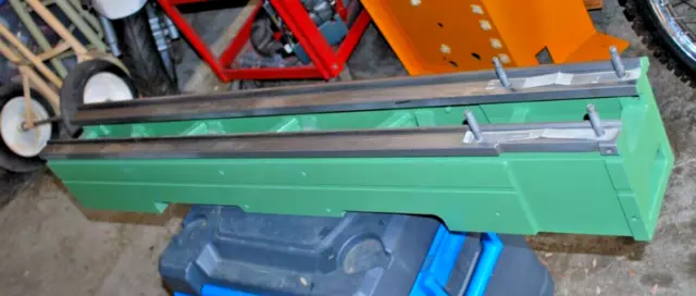 Emco super 11 lathe bed cleaned and painted