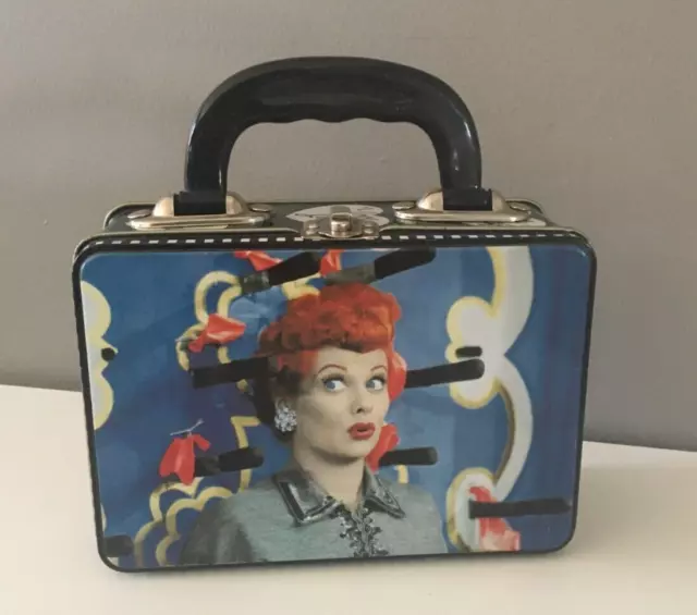 I Love Lucy Lunchbox Small 2-sided Tin Tote 7.25" x 5" Collectible Vandor