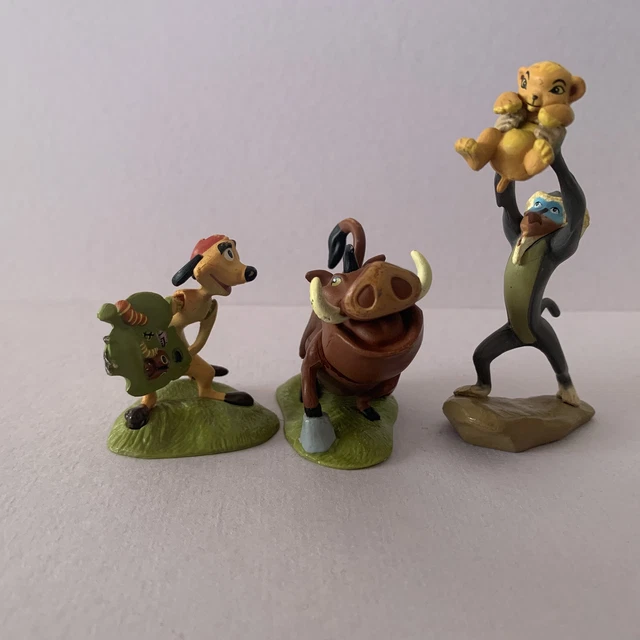 Disney Store Lion King PVC Figure Toy Cake Topper Set