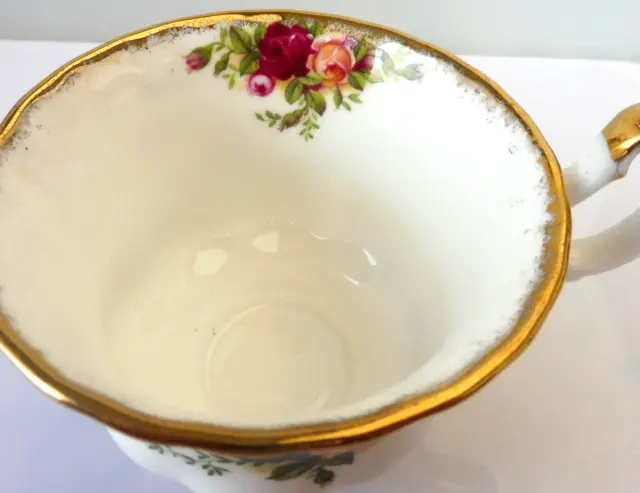 Tasse The & Soucoupe Porcelaine Anglaise Royal Albert Old Country Roses 3