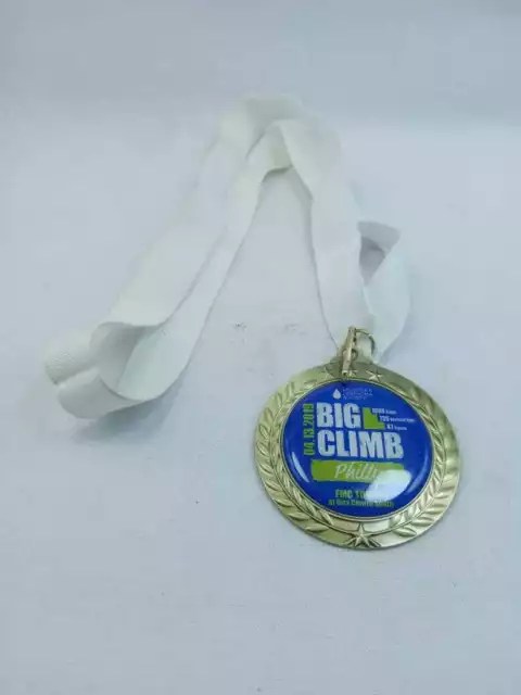 Used Brass Big Climb Medal 2019 Philly FMC TOWER Collectable Collect Souvenir