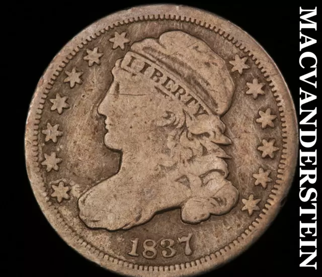 1837 Capped Bust Dime-Semi Key Better Date #O1138