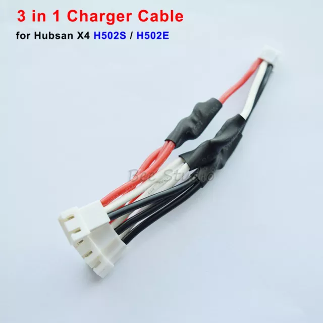 3 in 1 Charge Cable Charging for Hubsan X4 H502S H502E RC Quadcopter Spare Part