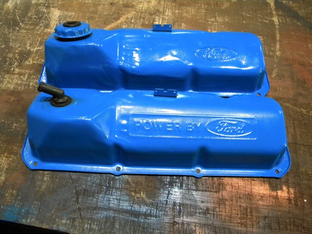73 Ford 351 C Cleveland Valve Covers Power by Ford Used OEM