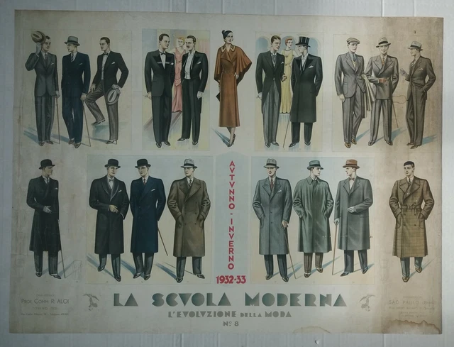 Anni 30 moda uomo sale