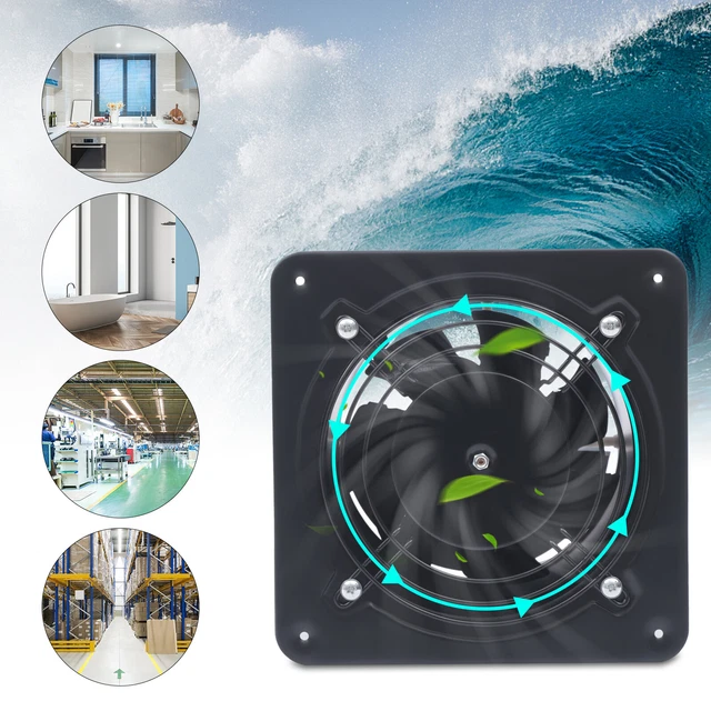 EXHAUST FAN AIR Blower Vent Fan Wall Mounted fit Ventilation Basement